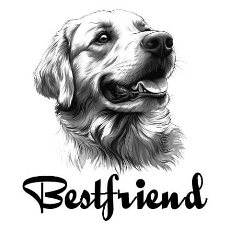 Bestfriend Tee Logo - Golden Retriever